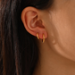Sophia Hoop Earrings – Elegante Oorbellen in Zilver