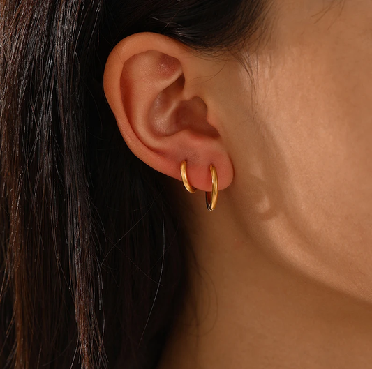 Sophia Hoop Earrings – Elegante Oorbellen in Zilver