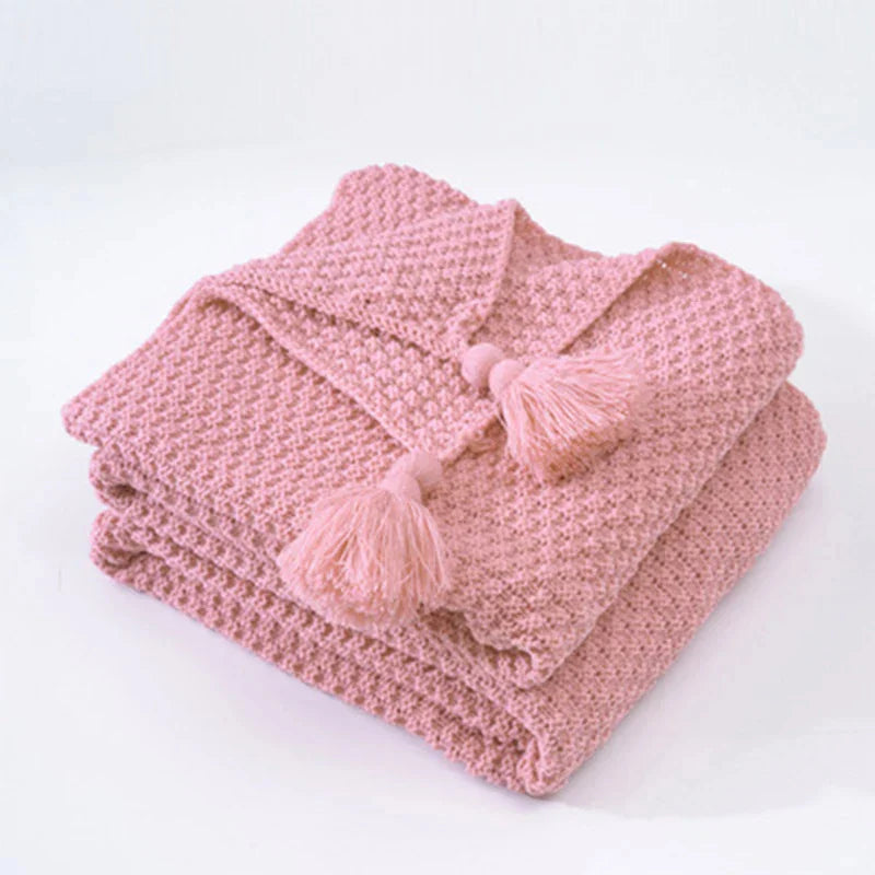 NordicCozy – Handgeweven Woldeken met Franje
