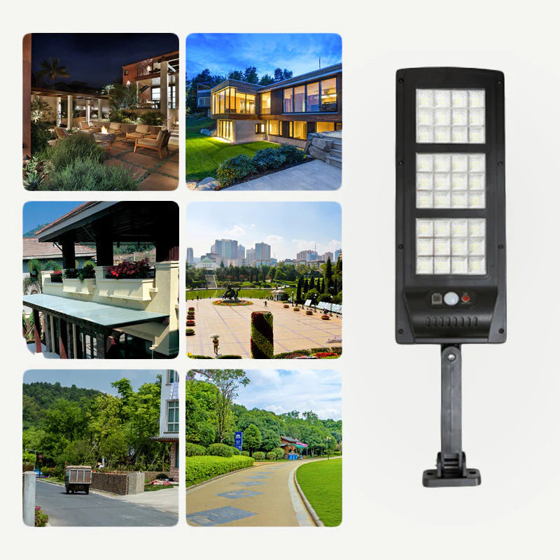 Draadloze LED Solar Beveiligingslamp - 100% Zonne-energie!