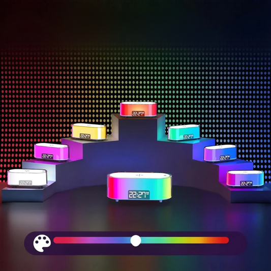 SmartCharge - Elegant Draadloos Oplaadstation met Wekfunctie