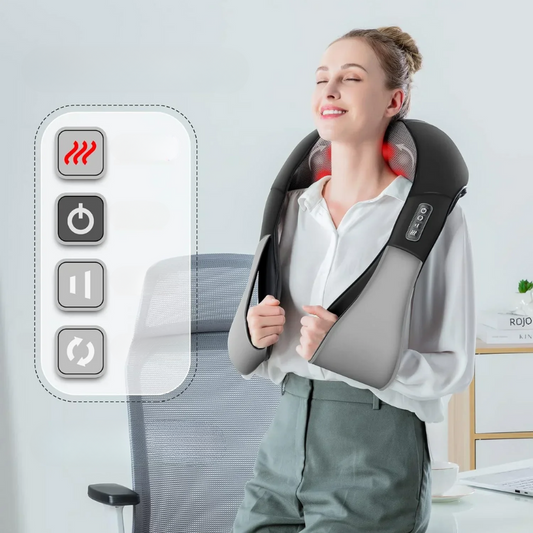 Relief Spiermassager - Luxe Spiermassager met Verwarmingsfunctie en Meerdere Modi