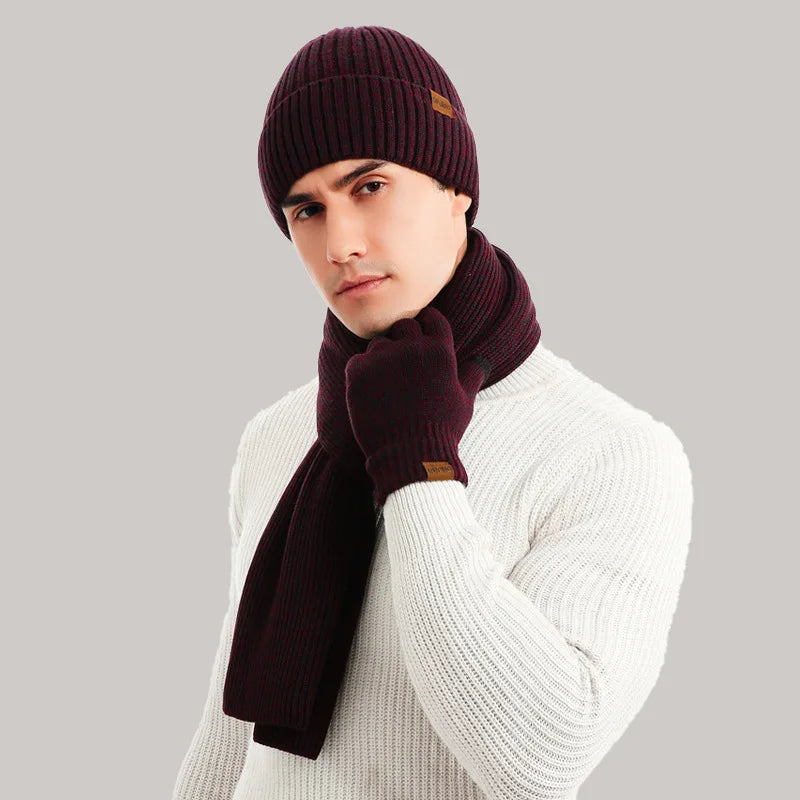 ArcticStyle – Trendy Winter Set met Muts en Handschoenen