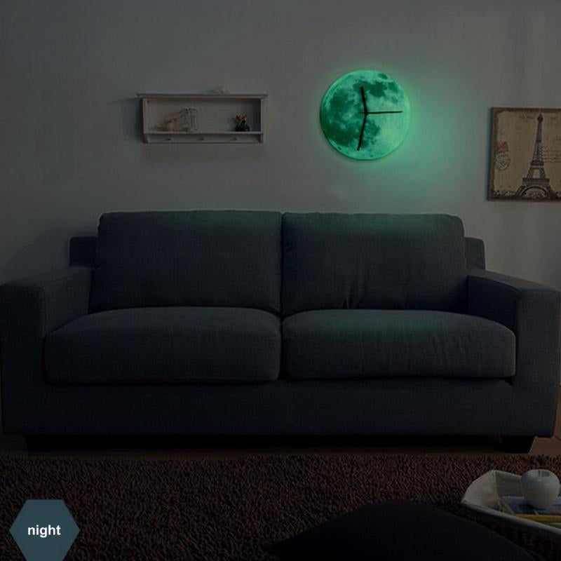 MoonLight - Verlichte Design Klok voor Sfeervolle Avonden