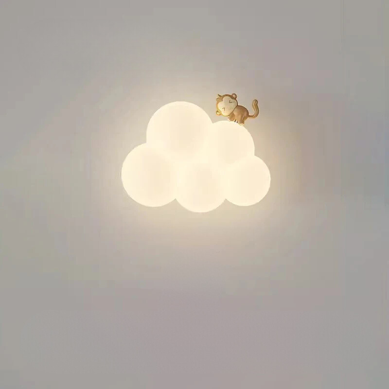 CloudLight – Moderne LED Wandlamp voor Kinderen