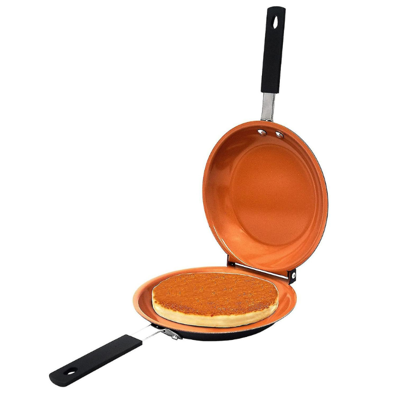 FlipMaster - Dubbelzijdige Pannenkoekenpan met Antiaanbaklaag