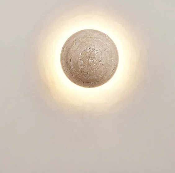 ZenGlow Wall Lamp - Wabi-Sabi Minimalisme voor Je Muur