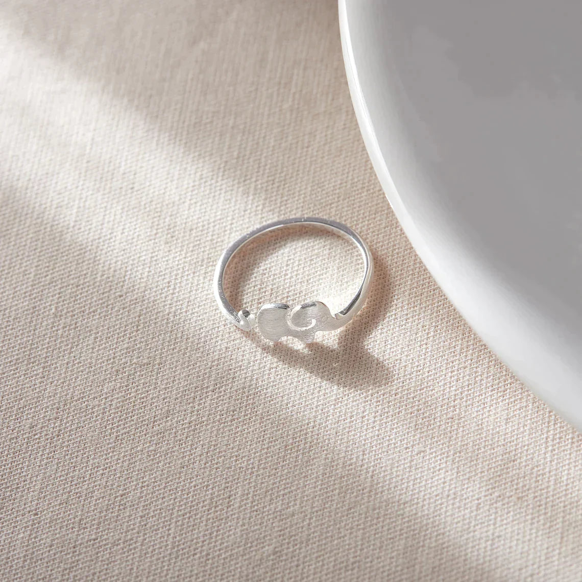 SilverCraft Olifantring - Verstelbaar en Charmant
