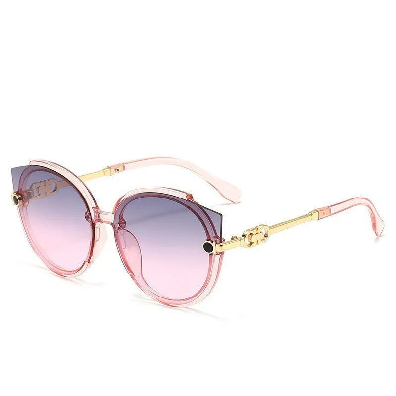 Patty Eyewear - Retro Ronde Zonnebril Vintage Style