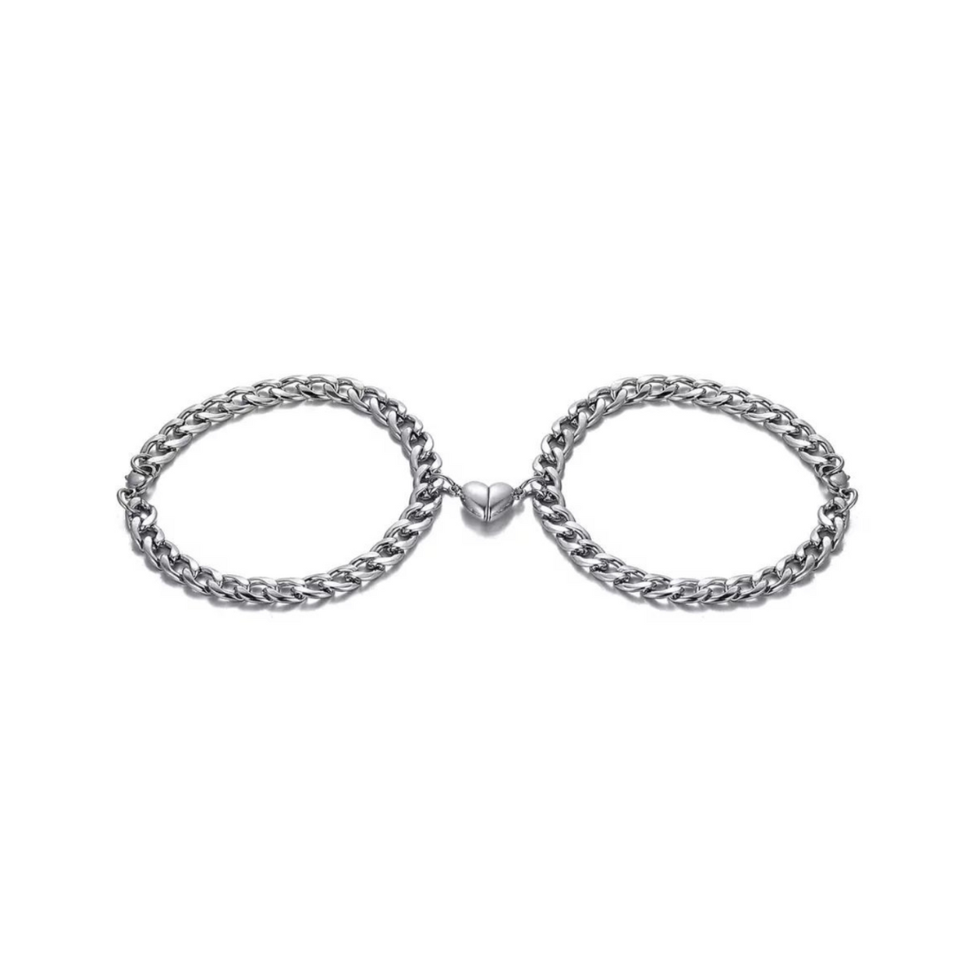 Liora Bracelets Set - Elegante Hart Armbanden