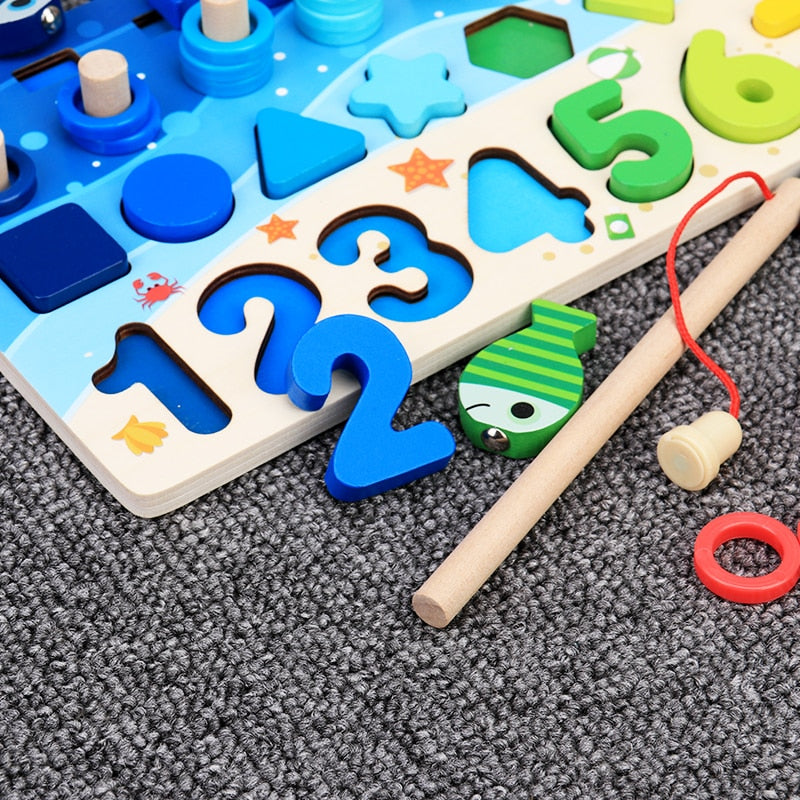 EduWood – Educatief Houten Speelbord voor Groei