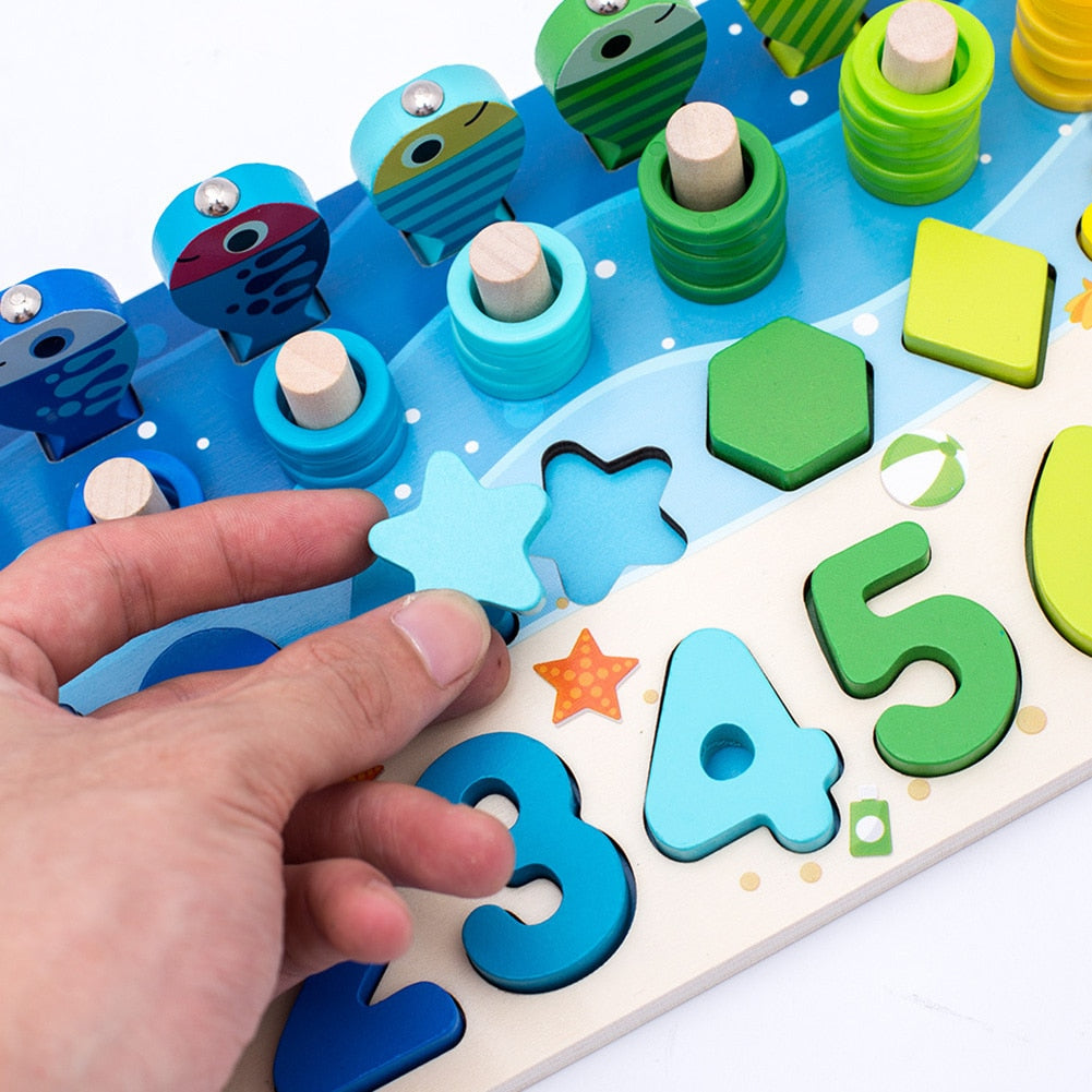 SafariExplorer - Houten Montessori Peuterspeelbord