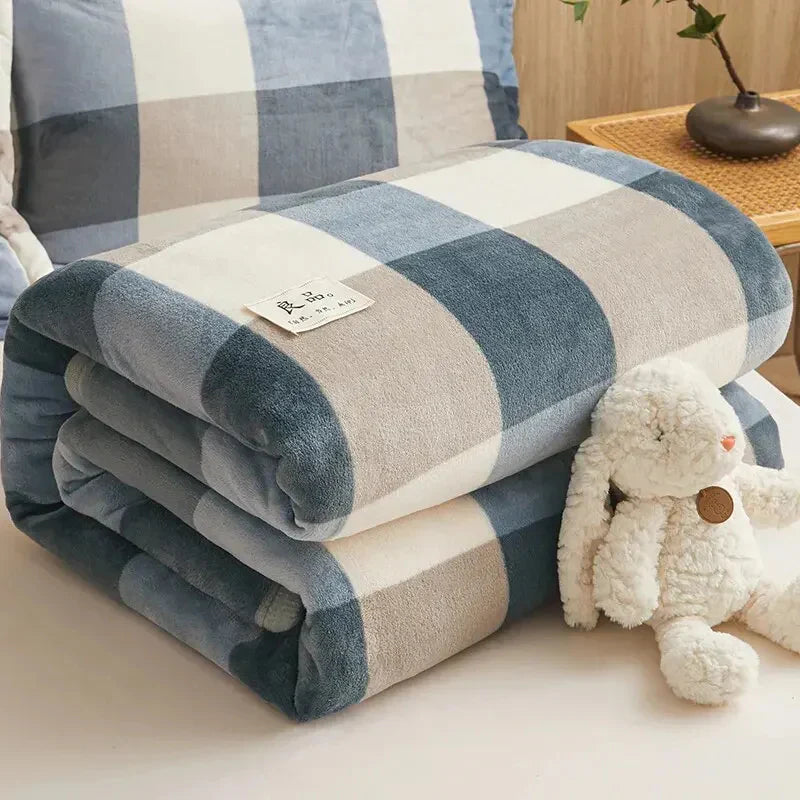 FlannelWarm - Luxe Verdikte Flanellen Deken