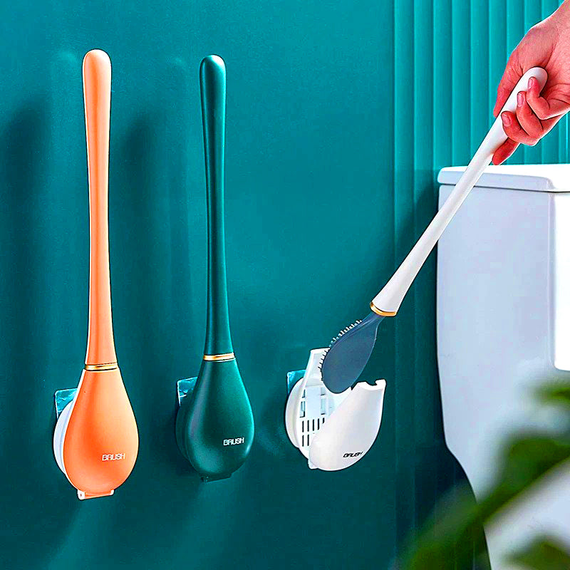 SumiClean - Strakke Siliconen Toiletborstel voor Jouw Badkamer