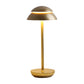 Aurelia Noire - Oplaadbare Draadloze Tafellamp met Ingebouwde LED-verlichting en Batterij
