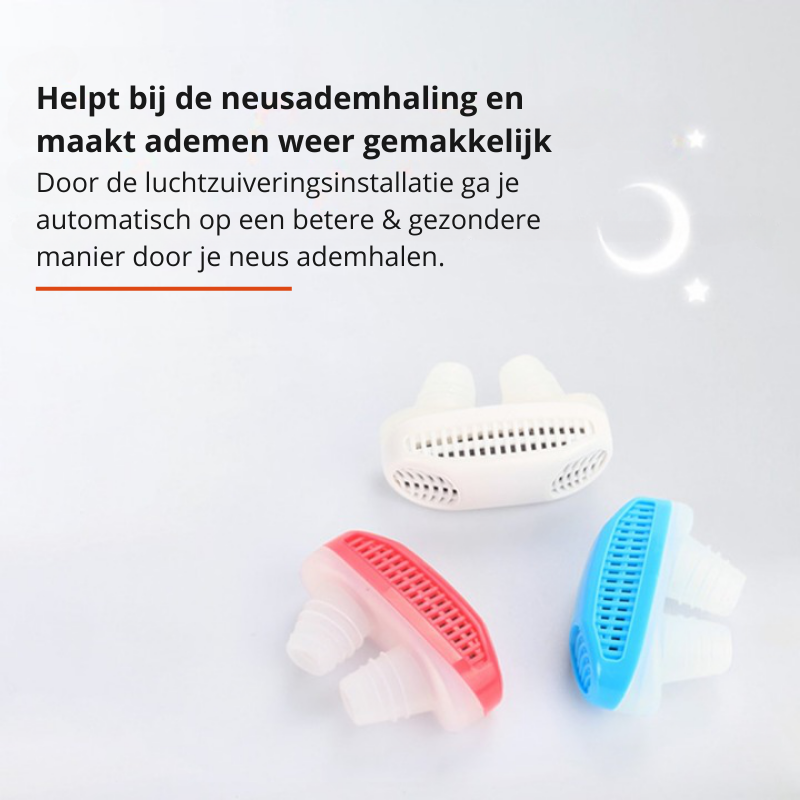 SleepPure – Innovatief Anti-Snurk & Luchtzuiveraar