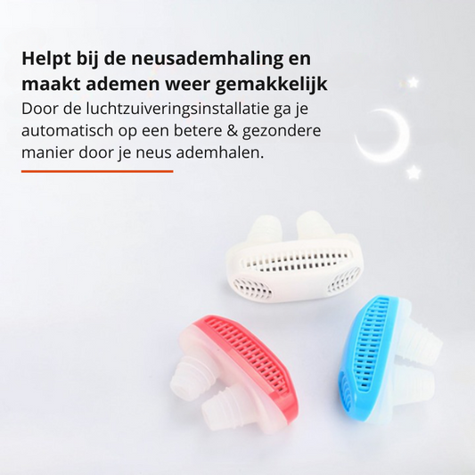 SleepPure – Innovatief Anti-Snurk & Luchtzuiveraar