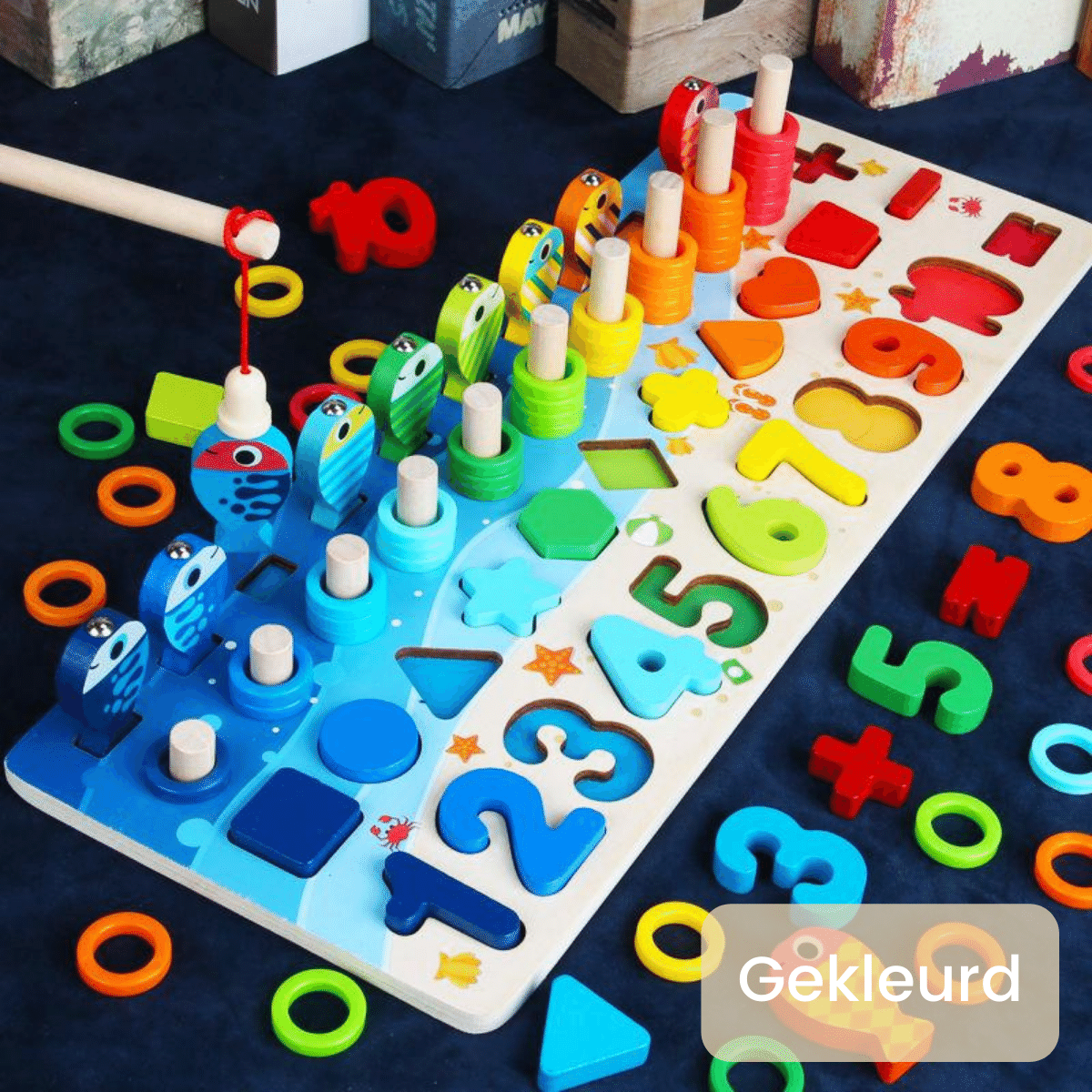 SafariExplorer - Houten Montessori Peuterspeelbord