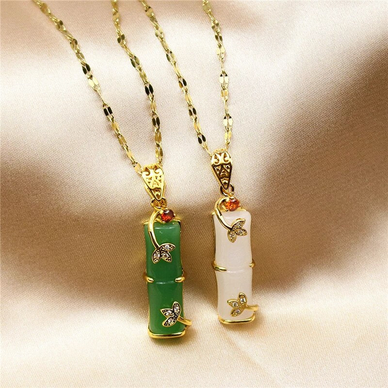 Spirituele Jade Amulet Ketting | Een Adembenemend Sieraad met Betekenis