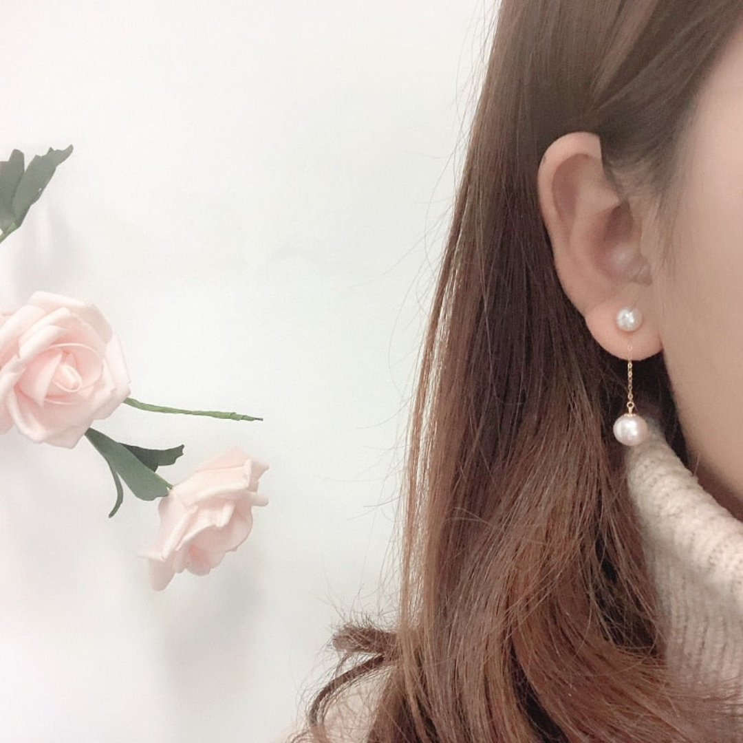 Isolde Pearl Earrings – Elegante Luxe Accessoires
