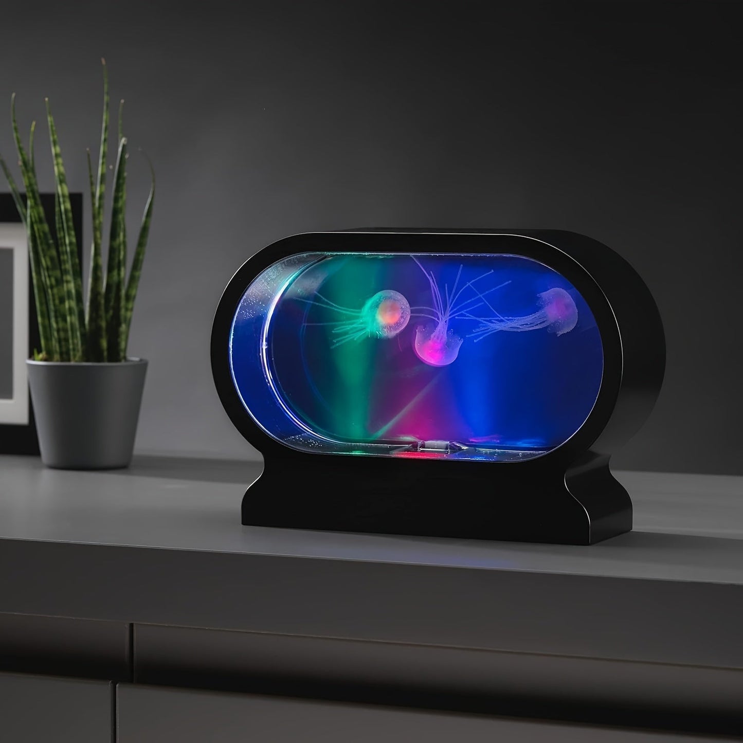 LumiJelly - LED Jellyfish Tafellicht met 3 Kleuren