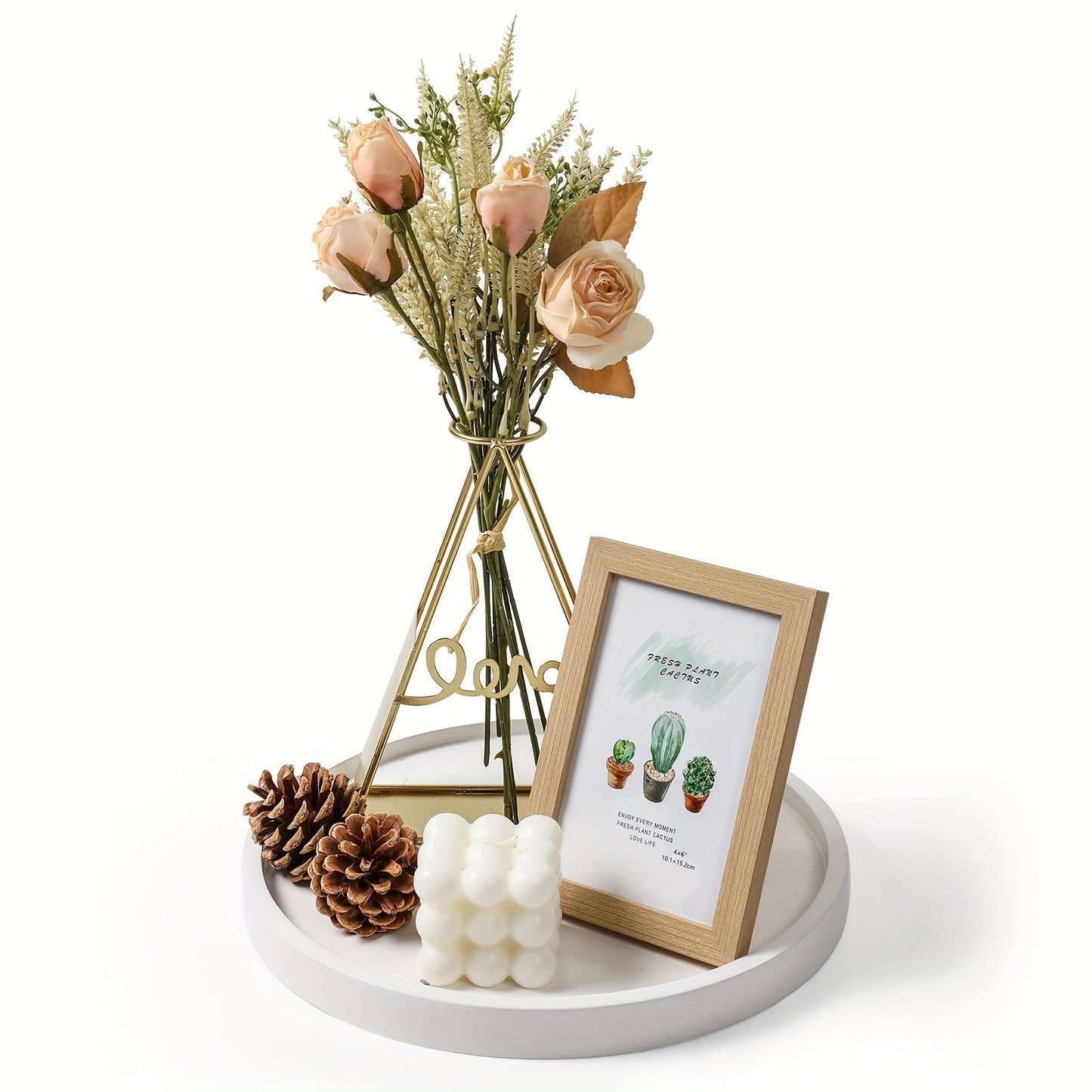 BohoChic - Elegante Houten Decoratieve Schaal