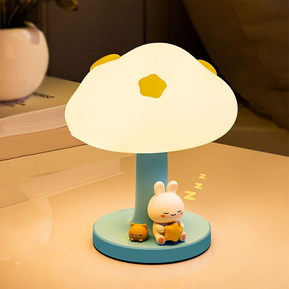 CozyCloud Lamp - USB Oplaadbare Silicone Tafellamp