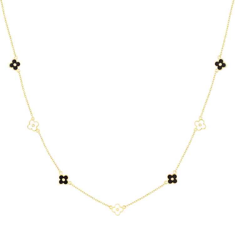 Graceful Floral Pendant Necklace - Lilliane