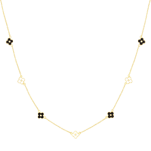 Graceful Floral Pendant Necklace - Lilliane