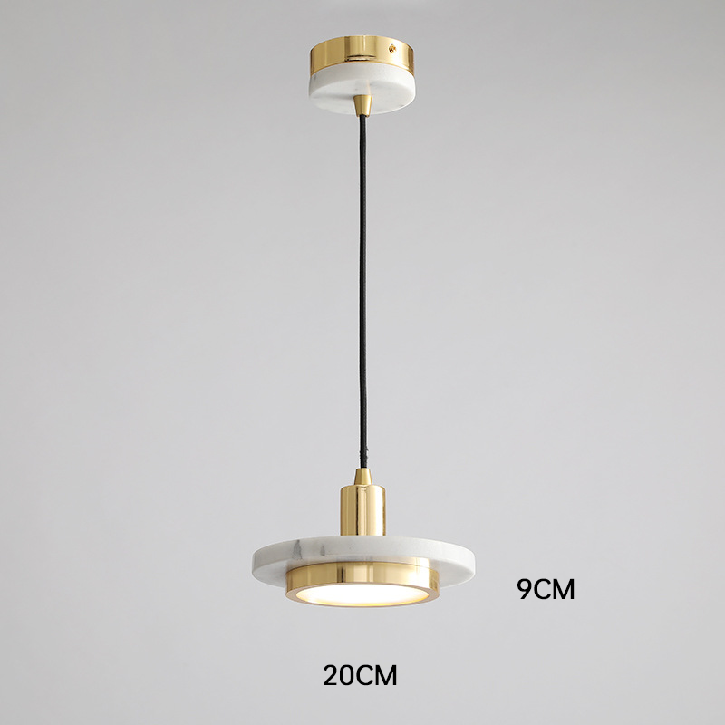 MarbleElegance Plafondlamp - Luxe Modern Marmeren Hanglamp