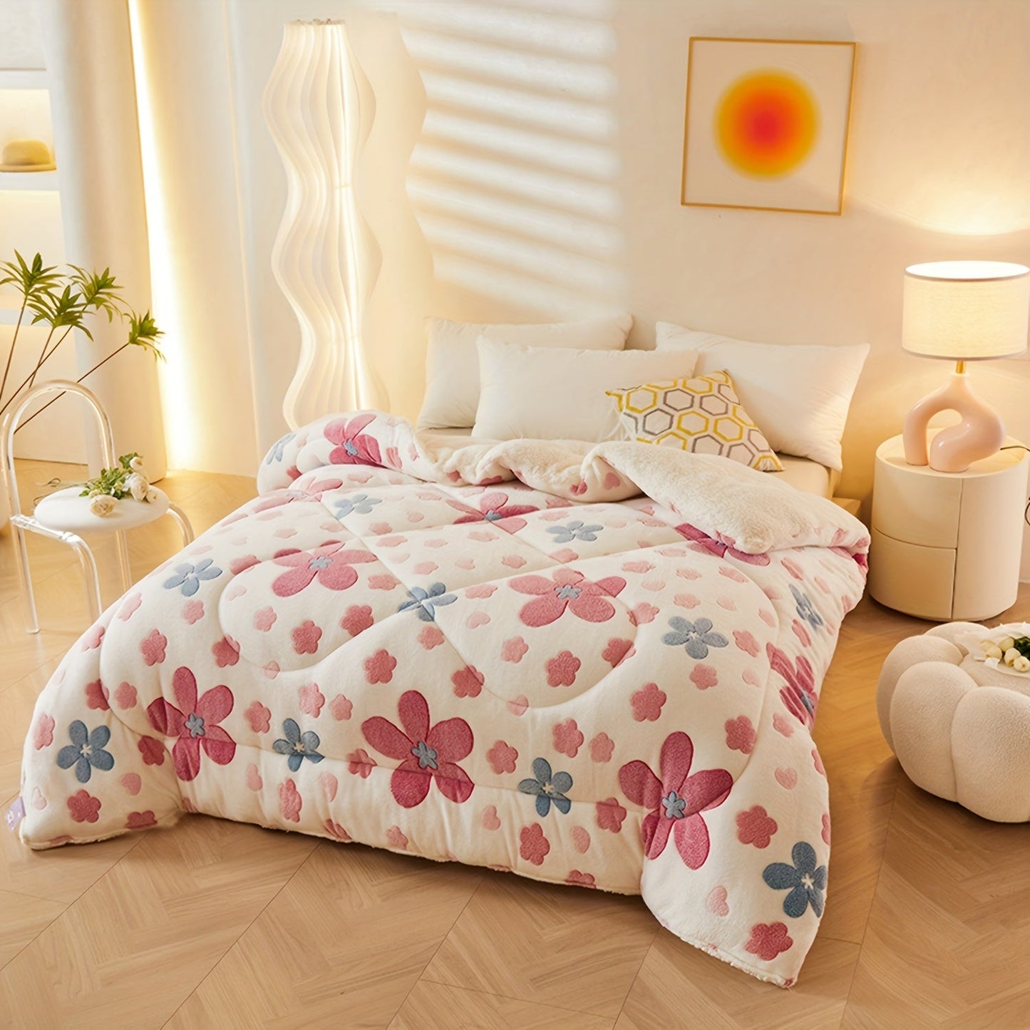 FloralDream – Zacht Fleece Winter Dekbed