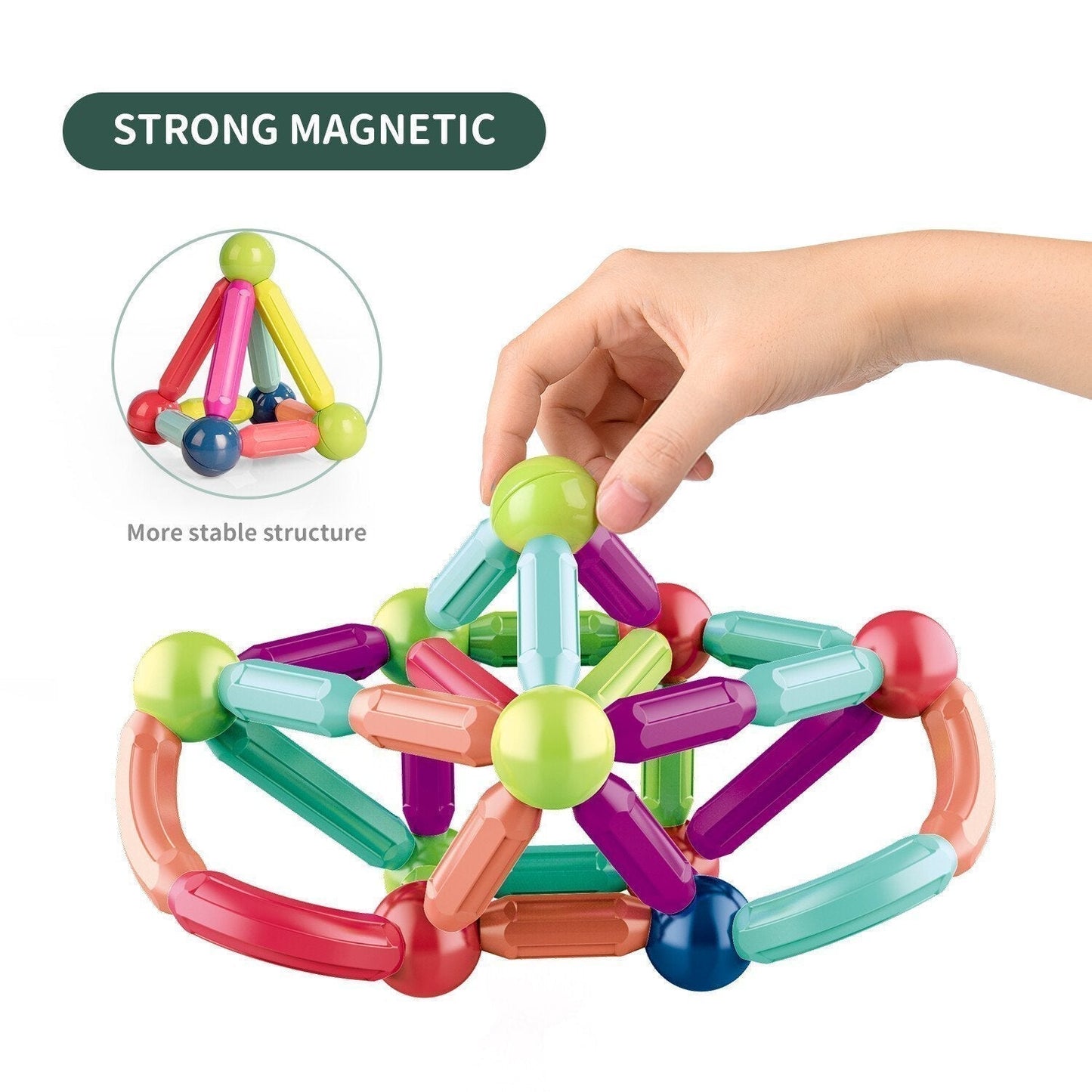 MagicBlocks Toy – Creatief Magnetisch Speelgoed met Opbergbox