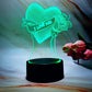 GlowCraft Lamp - 3D LED Illusie met Touch en 7 Kleuren