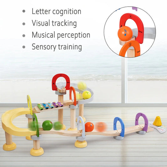 MusicBlocks Toy - Houten Sensorische Blokken voor Groei