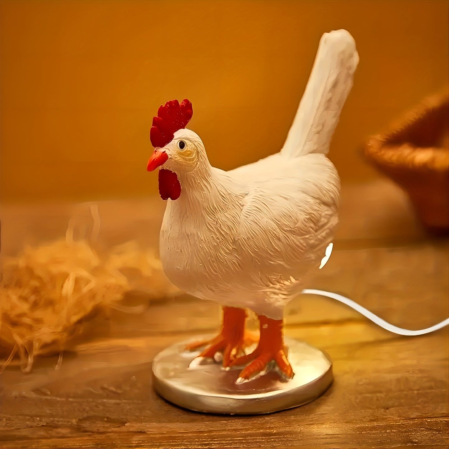 EggGlow Lamp – Realistische 3D Kippenei LED met USB
