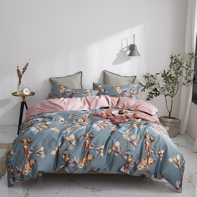 Blue-Gray Infinity – Luxe Dekbedovertrek Set