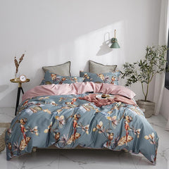Blue-Gray Infinity – Luxe Dekbedovertrek Set