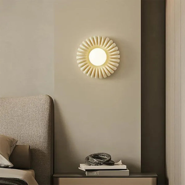 ArtisanGlow Wandlamp - Elegante Resin Wandlamp voor Slaapkamers