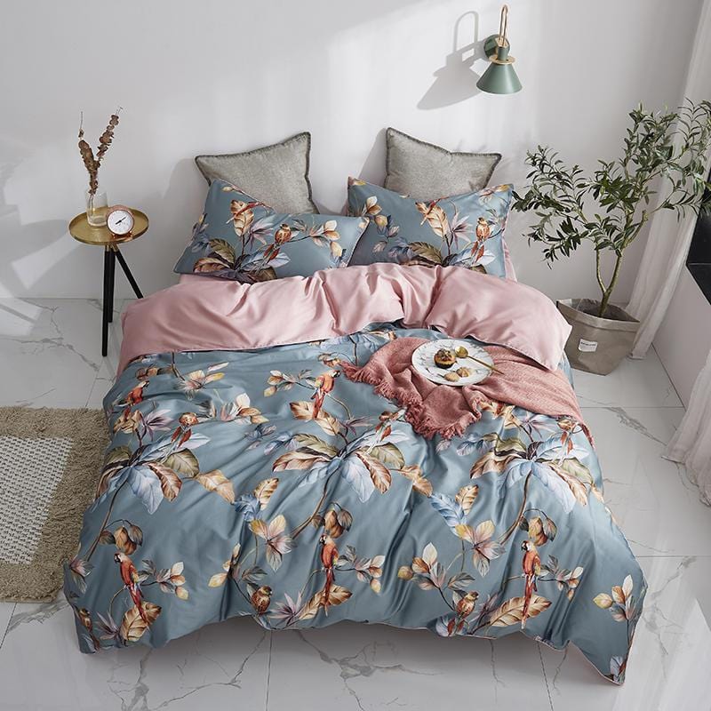Blue-Gray Infinity – Luxe Dekbedovertrek Set
