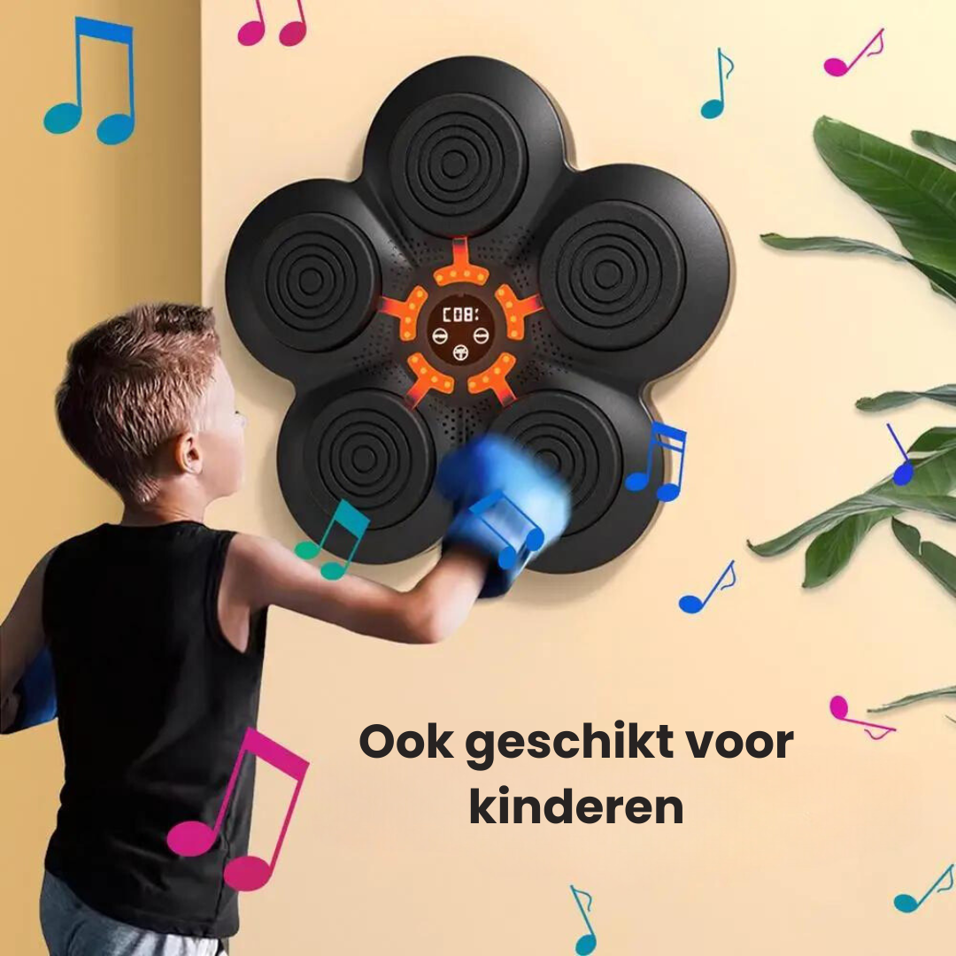 PunchBeat Pro - Stijlvolle Bluetooth Bokstrainer voor Thuis