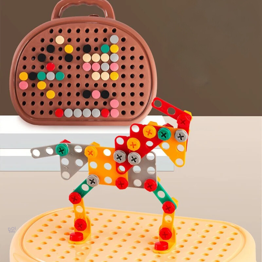 ToolMaster Kids – Creatieve Gereedschapskist met Mini-Bohrer