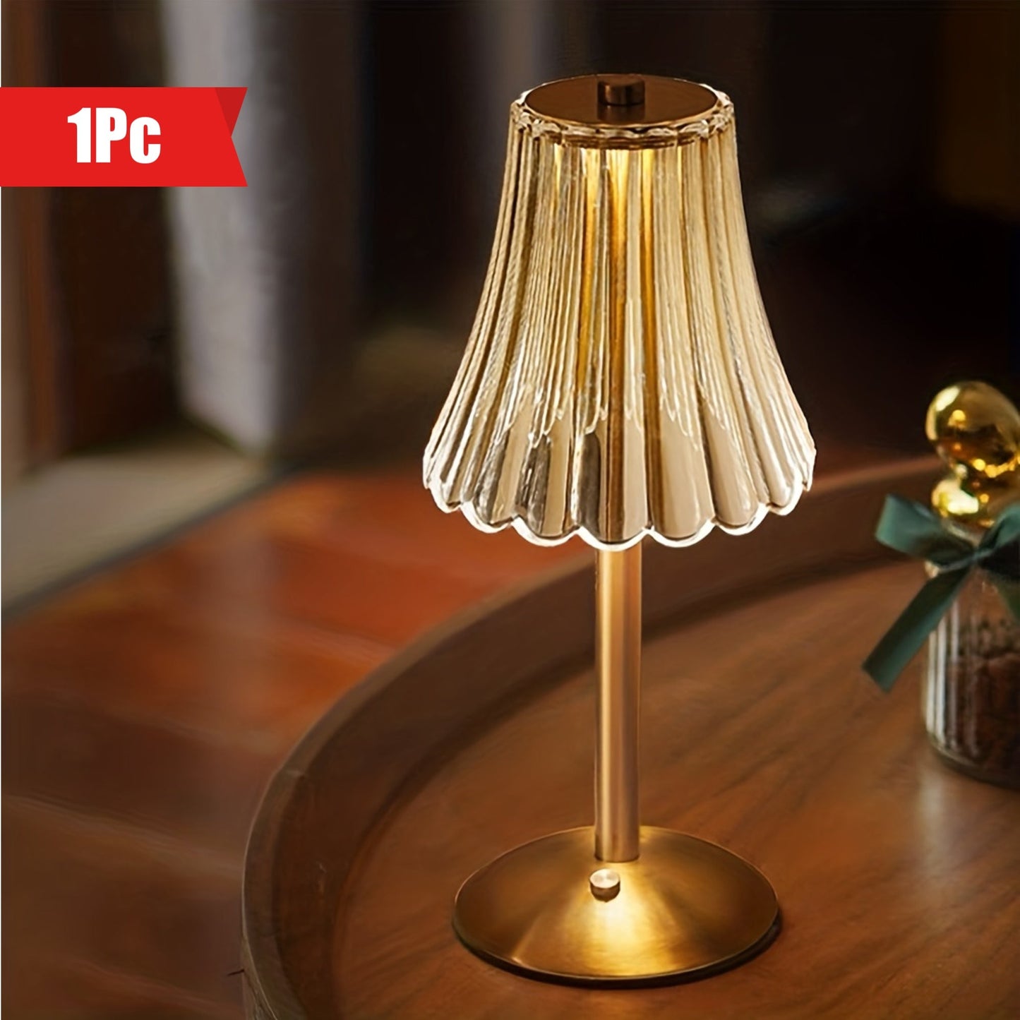 Crystaluxe Lamp - LED Kristallen Tafellamp met Touchfunctie