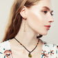 Alina's Enchanting Green Moldavite Pendant Necklace for Purification