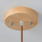 VintageLight - Stijlvolle Houten en Glazen Hanglamp