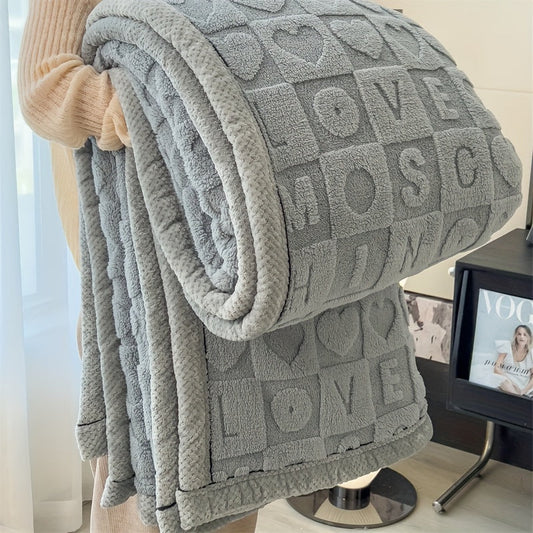 Stijlvolle Coral Fleece Deken voor Ultiem Comfort