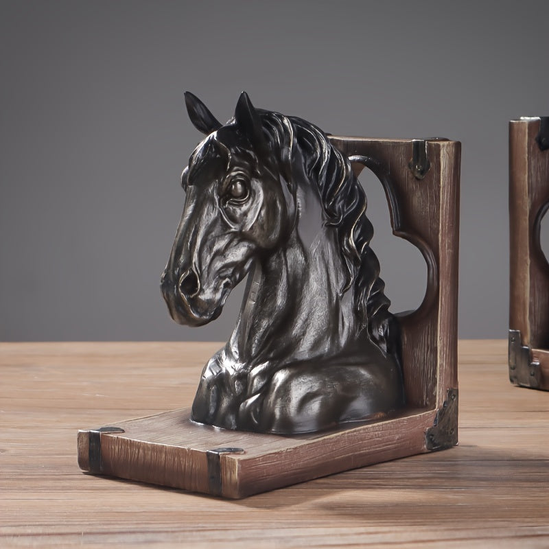 HorseHead - Stijlvolle Boekensteun in Dierenvorm