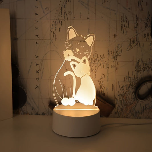 GlowPair - Art Deco Nachtlamp met Dimmer