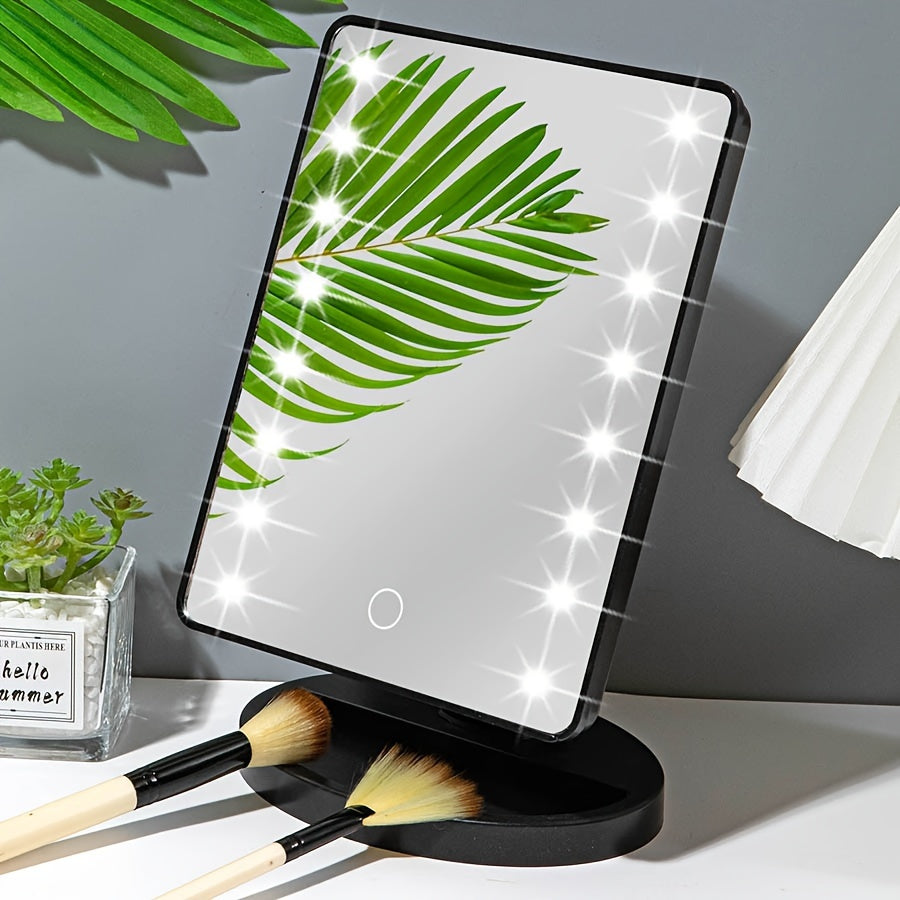 GlowMirror – Draagbare Make-up Spiegel met LED Verlichting