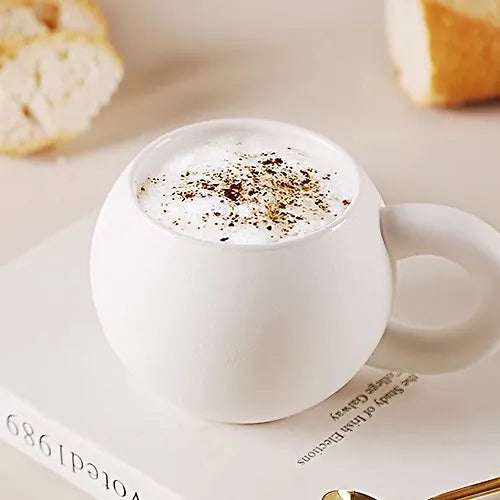 Stella Cup – Luxe Geometrische Porseleinen Beker