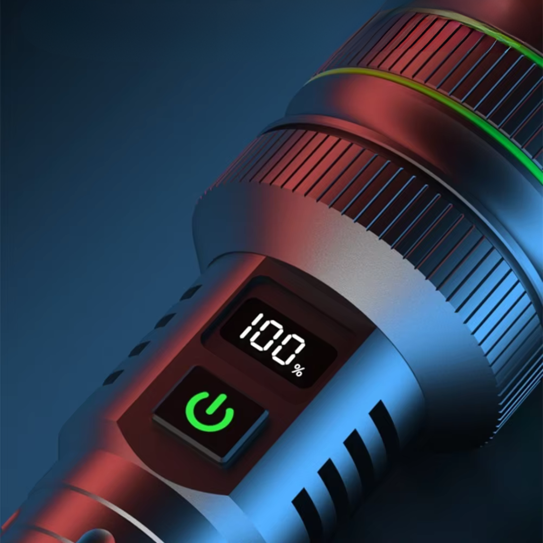 PowerBeam - Krachtige LED Zaklamp met Zoomfunctie